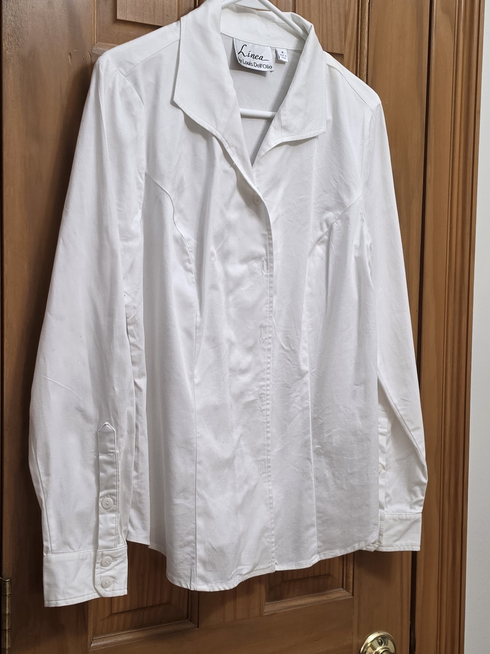 Linea by Louis Dell'Olio White Long-Sleeve Dress Shirt